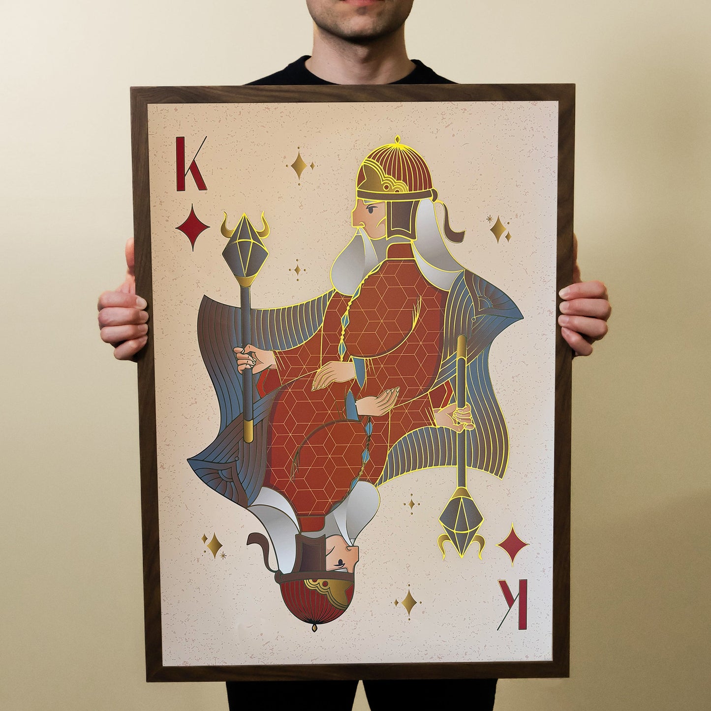 "Diamond Royal Court" Large Print Set (3 Pieces) ♦