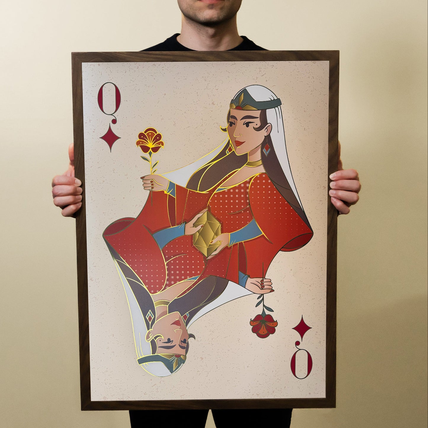 "Diamond Royal Court" Large Print Set (3 Pieces) ♦